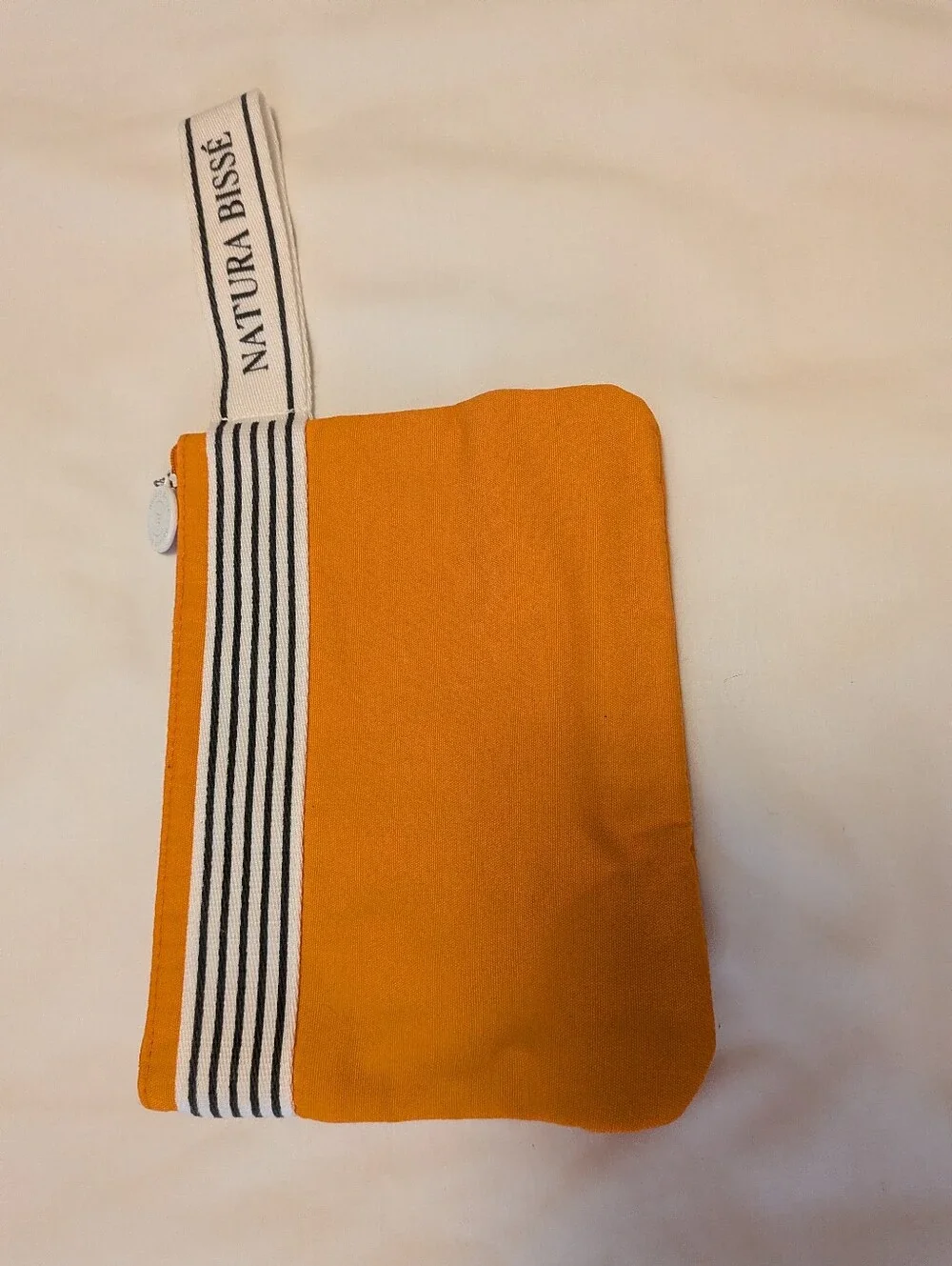 Natura Bissé Orange  Wristlet Pouch